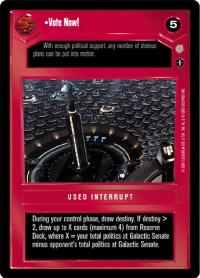 star wars ccg coruscant vote now dark