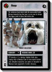 star wars ccg hoth limited wampa