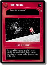 star wars ccg special edition watch your back
