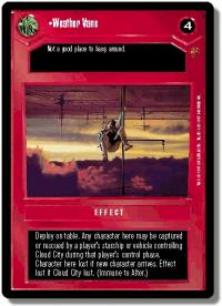 star wars ccg cloud city weather vane dark