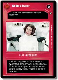 star wars ccg a new hope limited we have a prisoner