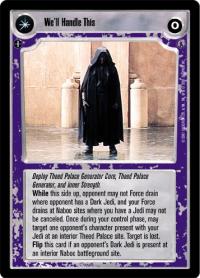 star wars ccg reflections iii premium we ll handle this duel of the fates