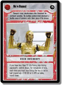 star wars ccg premiere limited we re doomed