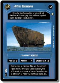 star wars ccg special edition wittin s sandcrawler