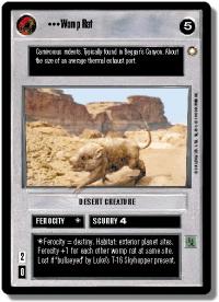 star wars ccg special edition womp rat