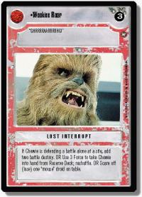 star wars ccg a new hope limited wookiee roar