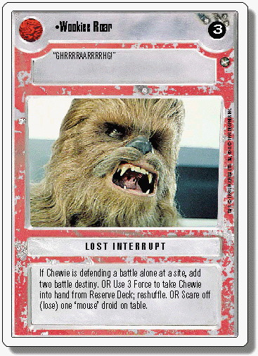 Wookiee Roar (WB)