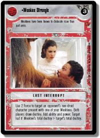 star wars ccg cloud city wookiee strangle