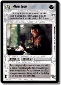 star wars ccg hoth limited wyron serper