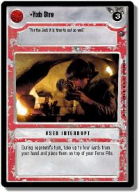 star wars ccg dagobah limited yoda stew