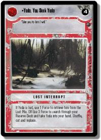 star wars ccg dagobah limited yoda you seek yoda