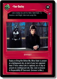 star wars ccg death star ii your destiny