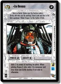 star wars ccg hoth limited zev senesca