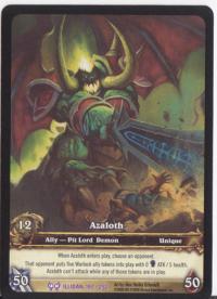 warcraft tcg extended art azaloth ea