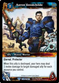 warcraft tcg foil and promo cards aaron goodchilde foil