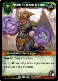 warcraft tcg tomb of the forgotten dark pharaoh tekahn