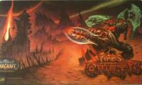 warcraft tcg playmats fires of outland playmat