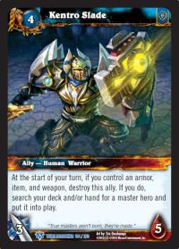 warcraft tcg worldbreaker kentro slade