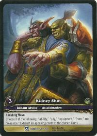 warcraft tcg extended art kidney shot ea