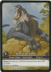 warcraft tcg extended art king of the jungle ea