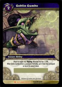 warcraft tcg loot cards goblin gumbo loot