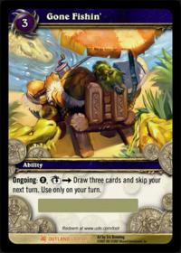 warcraft tcg loot cards gone fishin loot