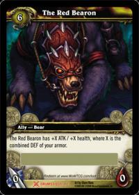 warcraft tcg loot cards the red bearon loot