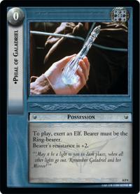 lotr tcg lotr promotional phial of galadriel p