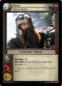 lotr tcg lotr promotional gimli son of gloin p