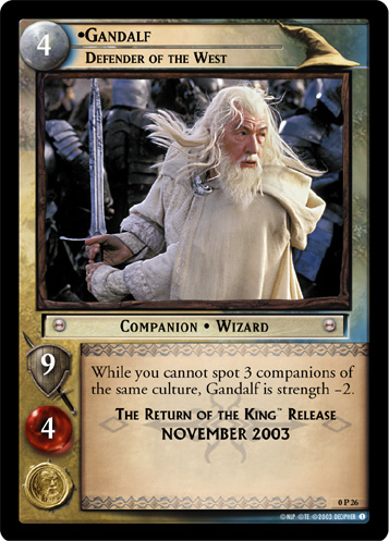 Gandalf, Defender of the West (P)