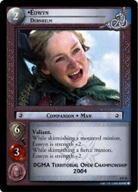 lotr tcg lotr promotional eowyn dernhelm p