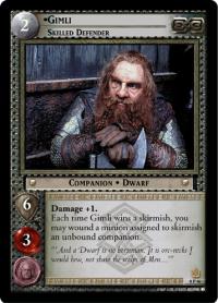 lotr tcg lotr promotional gimli skilled defender p