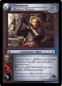 lotr tcg lotr promotional erkenbrand master of westfold p