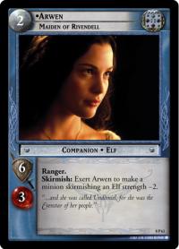 lotr tcg lotr promotional arwen maiden of rivendell p