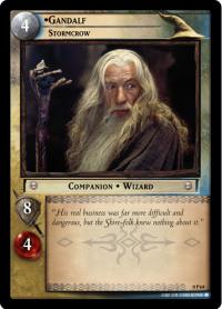 lotr tcg lotr promotional gandalf stormcrow p