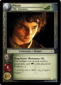 lotr tcg lotr promotional frodo mr underhill p