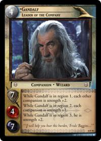 lotr tcg lotr promotional gandalf leader of the company p