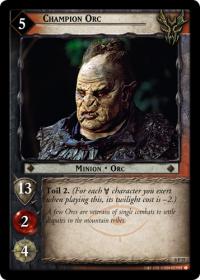 lotr tcg lotr promotional champion orc p