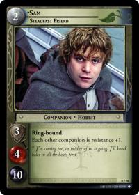 lotr tcg lotr promotional sam steadfast friend p