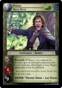 lotr tcg lotr promotional pippin brave decoy p