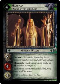 lotr tcg lotr promotional saruman agent of the dark lord p