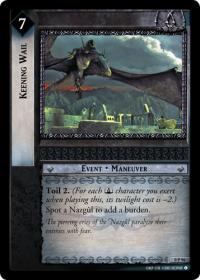 lotr tcg lotr promotional keening wail p