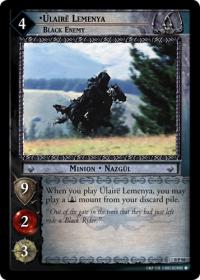 lotr tcg lotr promotional ulaire lemenya black enemy p