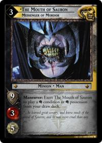 lotr tcg lotr promotional the mouth of sauron messenger of mordor p