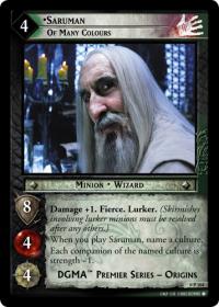 lotr tcg lotr promotional saruman of many colours p