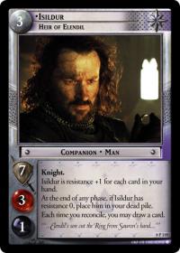 lotr tcg lotr promotional isildur heir of elendil p