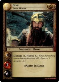 lotr tcg lotr promotional gimli eager hunter p