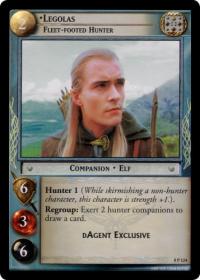 lotr tcg lotr promotional legolas fleet footed hunter p