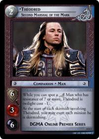 lotr tcg lotr promotional theodred second marshal of the mark d