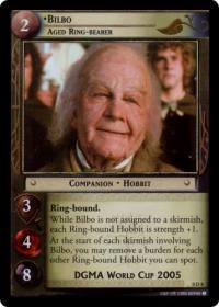 lotr tcg lotr promotional bilbo aged ring bearer d